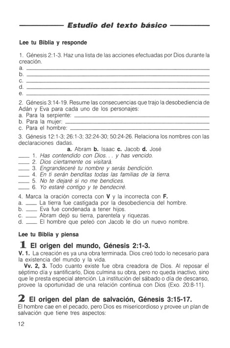 La Biblia Libro Por Libro: Alumnos - Jóvenes Libro 1- Tapa Blanda - Varios Autores - Imagen 5