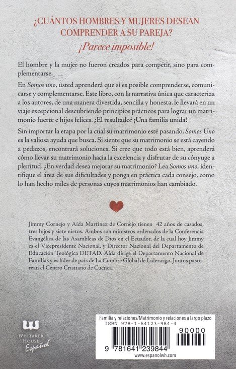 Somos Uno - Tapa Blanda - Jimmy Cornejo y Aida Cornejo - Imagen 11