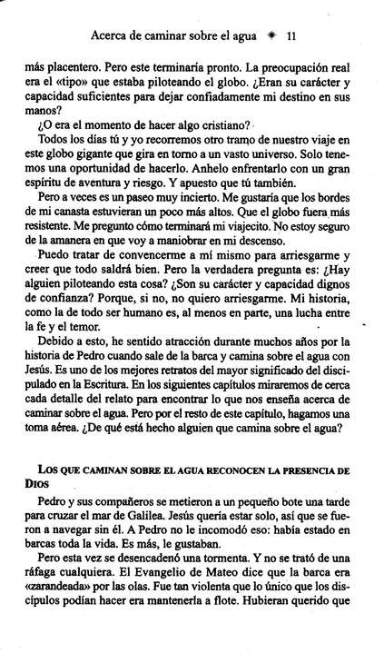 Si Quieres Caminar Sobre las Aguas Tienes que Salir de la Barca - Tapa Blanda - John Ortberg - Imagen 6