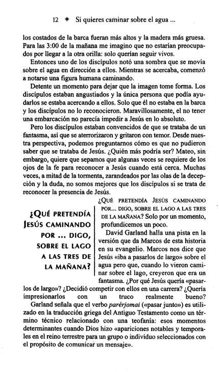 Si Quieres Caminar Sobre las Aguas Tienes que Salir de la Barca - Tapa Blanda - John Ortberg - Imagen 7