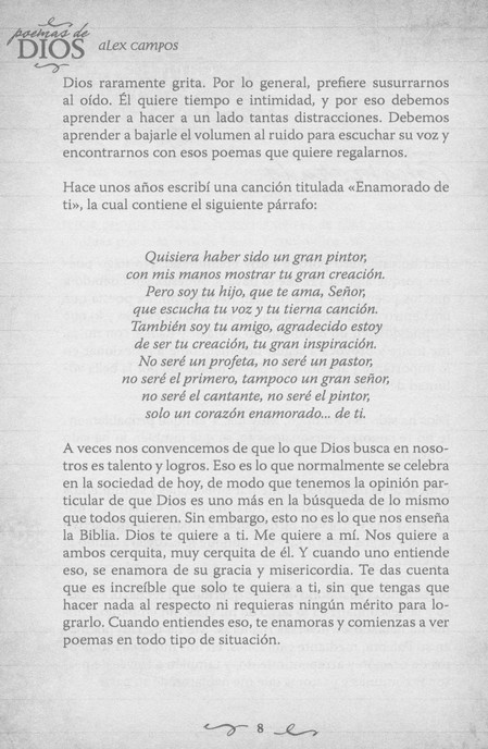 Poemas de Dios - Especialidades Juveniles -Tapa Blanda - Alex Campos - Imagen 5
