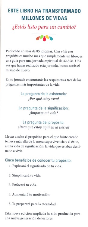 Una Vida Con Propósito - Tapa Dura - Rick Warren - Imagen 3