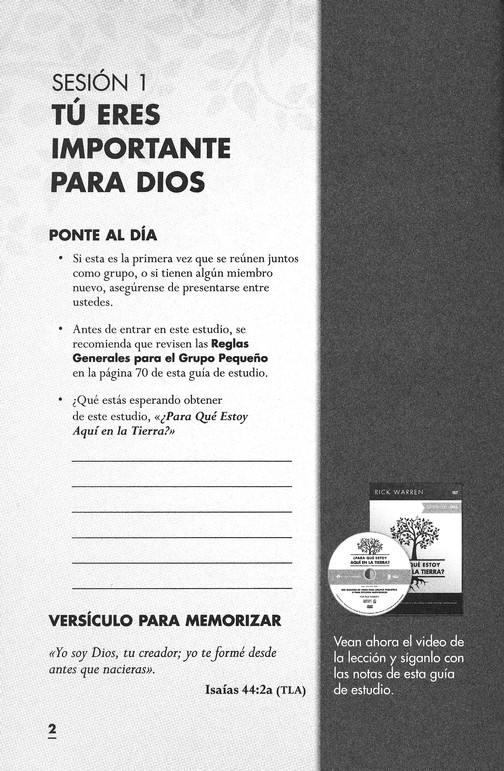 ¿Para Qué Estoy Aquí En La Tierra? Guía de Estudio - Tapa Blanda - Rick Warren - Imagen 4