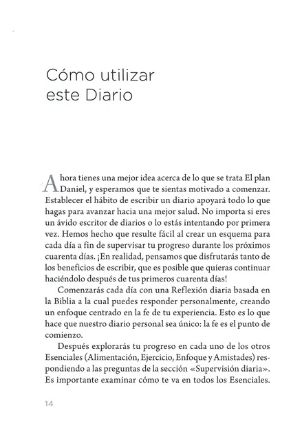 El Plan Daniel: Diario Personal- Tapa Blanda - Rick Warren - Imagen 9