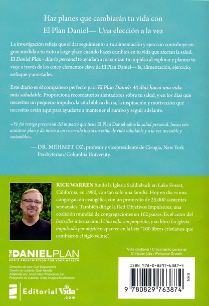 El Plan Daniel: Diario Personal- Tapa Blanda - Rick Warren - Imagen 12
