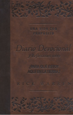 Una Vida Con Propósito Diario Devocional - Imitación Piel - Rick Warren