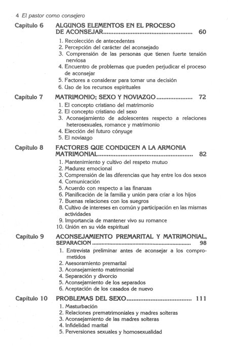 El Pastor Como Consejero - Tapa Blanda - Pablo Hoff - Imagen 3