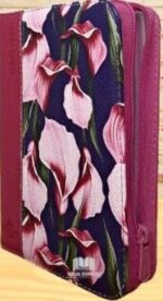 Biblia Reina Valera 1960 Compacta Imitación Piel Floral Con Cierre