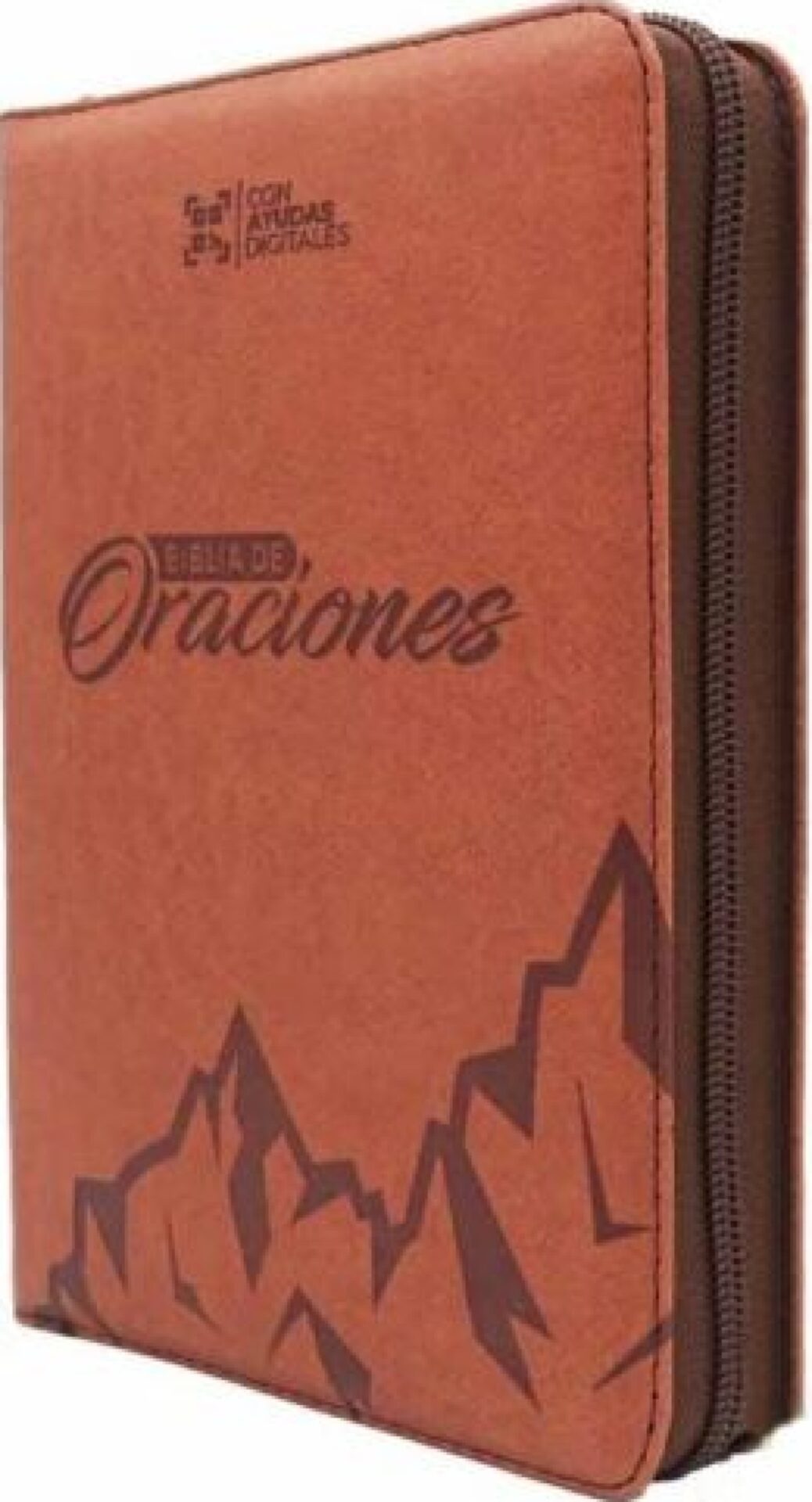 Biblia De Oraciones Imitación Piel Café Reina Valera 1960 Con Ayudas Digitales