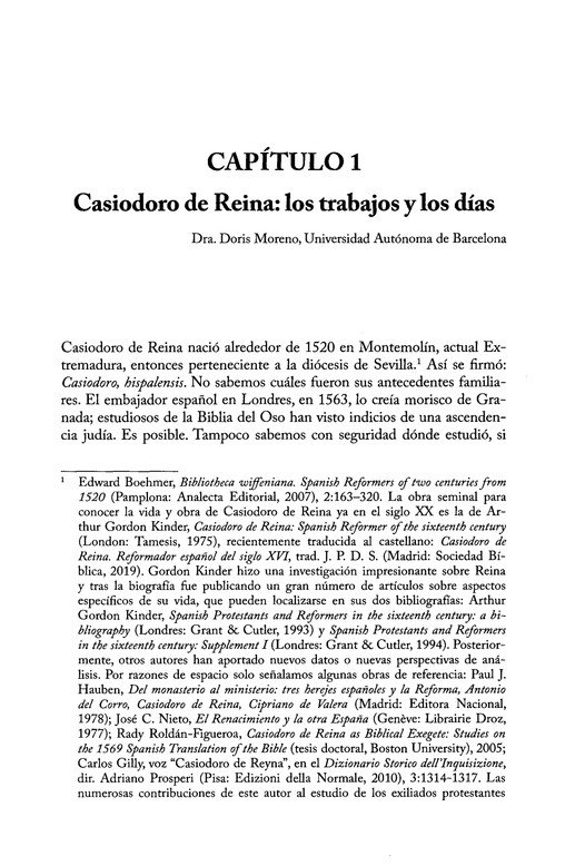 Casiodoro De Reina: Su vida, Biblia y Teología - Tapa Blanda - Andrés Messmer - Imagen 6