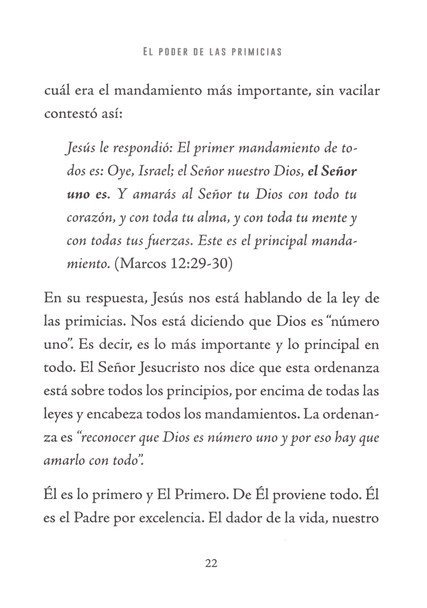 El Poder De Las Primicias - Tapa Blanda - Yader E. Simpson - Imagen 5