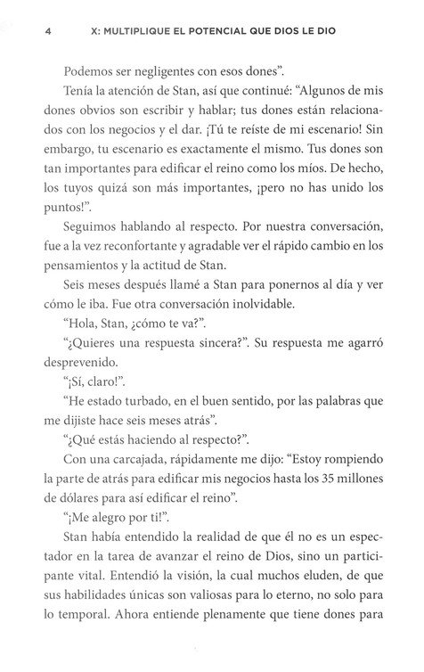 X: Multiplique El Potencial Que Dios Le Dio - Tapa Blanda - John Bevere - Imagen 7