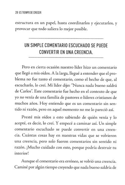 Es Tiempo De Crecer - Tapa Blanda - Carlos Villacrés - Imagen 10