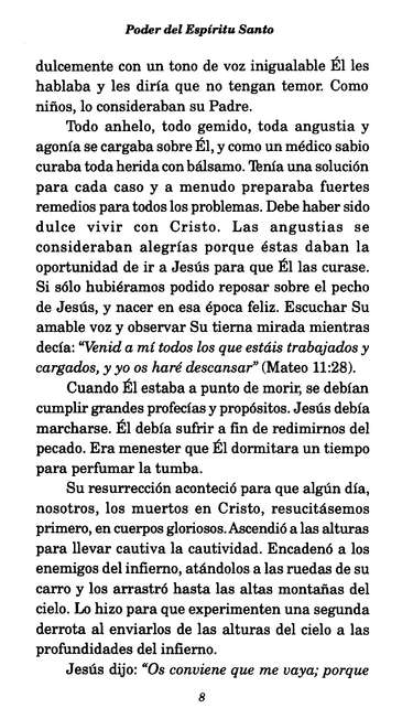 Poder Del Espiritu Santo - Tapa Blanda - Charles H. Spurgeon - Imagen 5