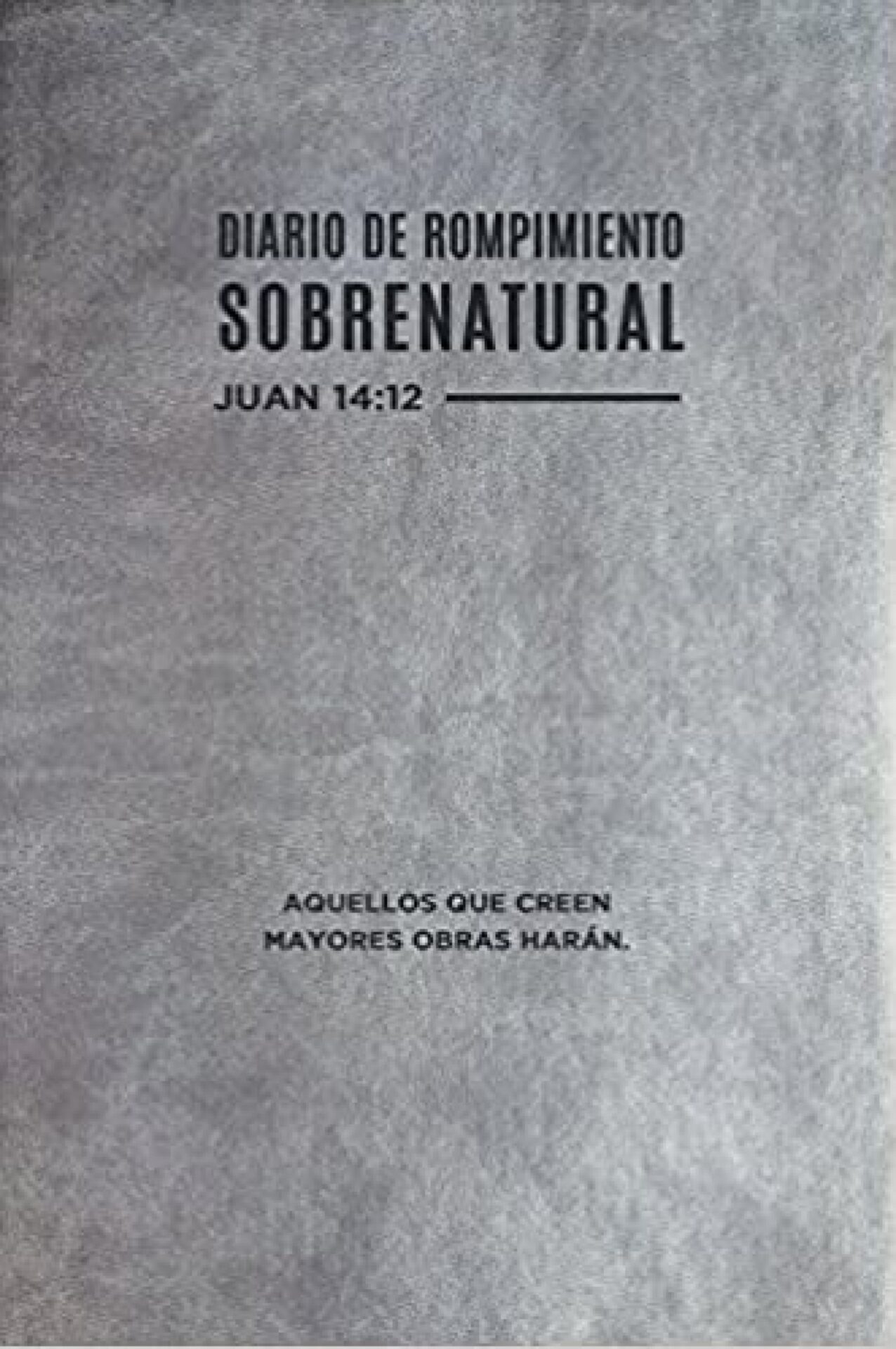 Diario De Rompimiento Sobrenatural - Imitación Piel - Guillermo Maldonado