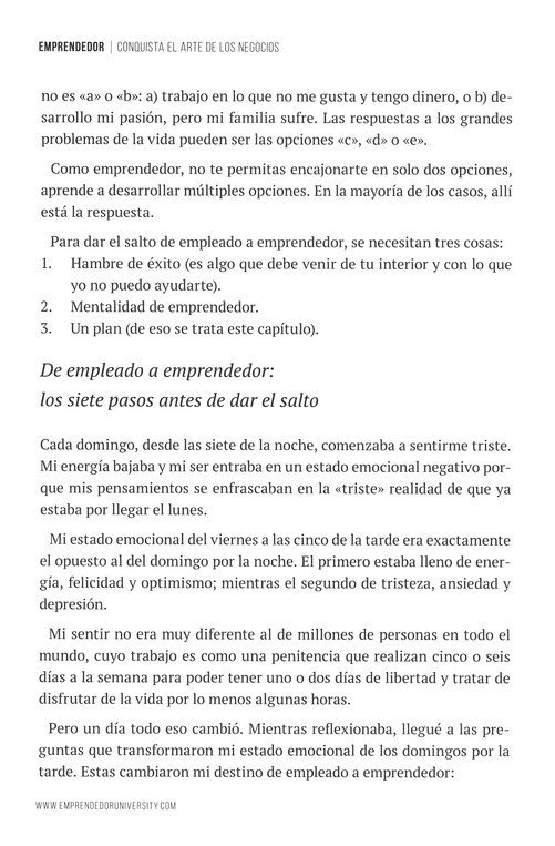 Emprendedor - Tapa Blanda - Victor Hugo Manzanilla - Imagen 6