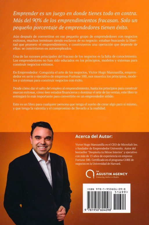 Emprendedor - Tapa Blanda - Victor Hugo Manzanilla - Imagen 11