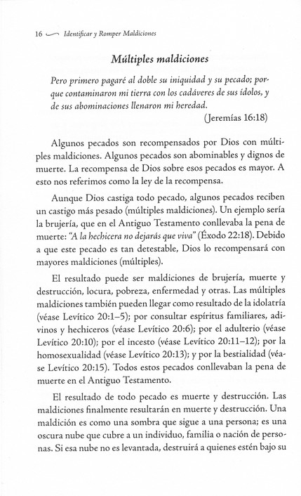 Identificar Y Romper Maldiciones - Tapa Blanda - John Eckhardt - Imagen 9