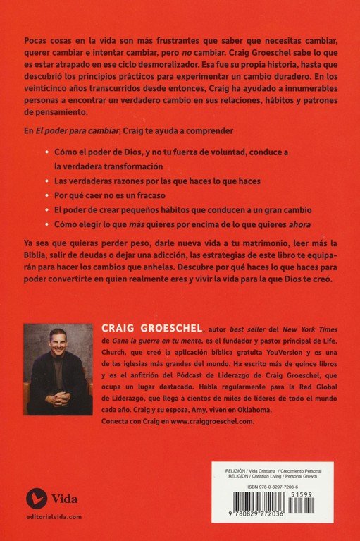 El Poder Para Cambiar - Tapa Blanda - Craig Groeschel - Imagen 12