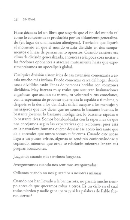 Sin Rival - Tapa Blanda - Lisa Bevere - Imagen 5