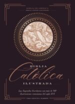 Biblia Católica Ilustrada, Piel Genuina, Marrón, Comfort Print