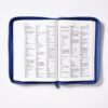 Biblia Reina Valera 1960, Tierra Santa, Ultrafina Letra Grande, Imitación Piel Azul, Con Cierre - Imagen 5