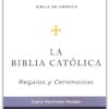 Biblia Católica, Regalos y Ceremonias, Color Rosa, Imitación Piel Cuero Reciclado - Imagen 2