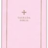 Biblia Católica, Regalos y Ceremonias, Color Rosa, Imitación Piel Cuero Reciclado - Imagen 3