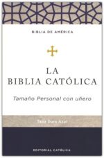 Alternative view of Biblia Católica Tamaño Personal, Tapa Dura, Azul Con Índice