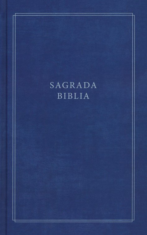 Biblia Católica Tamaño Personal, Tapa Dura, Azul Con Índice - Imagen 3