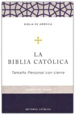 Alternative view of Biblia Católica, Tamaño Personal, Imitación Piel, Negra, Con Cierre