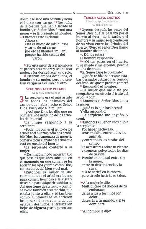 Biblia Católica, Tamaño Personal, Imitación Piel, Negra, Con Cierre - Imagen 6