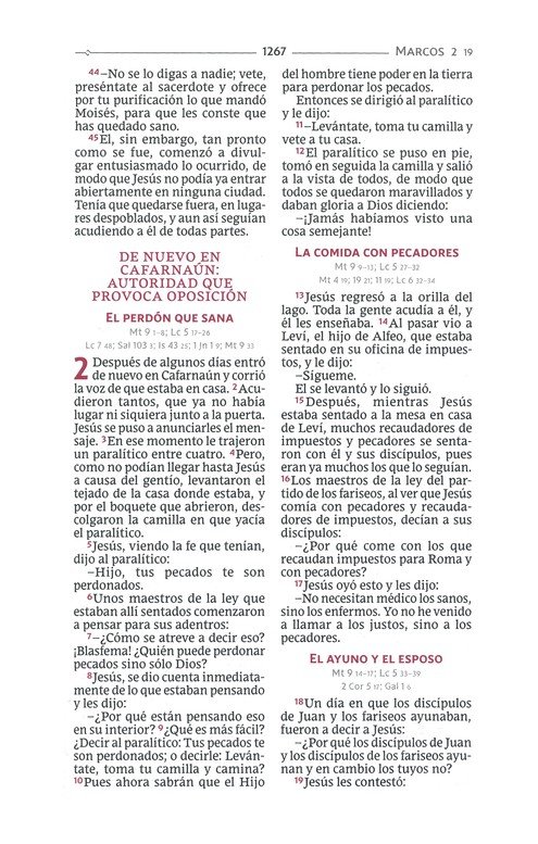 Biblia Católica, Tamaño Personal, Imitación Piel, Negra, Con Cierre - Imagen 9