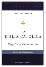 Alternative view of Biblia Católica, Regalos y Ceremonias, Color Blanca,  Imitación Piel, Cuero Reciclado