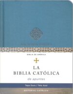 Biblia Católica De Apuntes, Tapa Dura, Tela, Azul