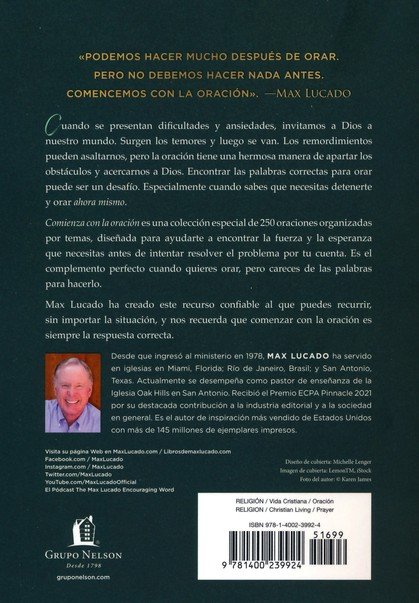 Comienza Con La Oración - Tapa Blanda - Max Lucado - Imagen 9