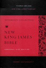 Alternative view of NKJV, Personal Size Reference Bible, Sovereign Collection, Leathersoft, Brown, Red Letter, Comfort Print : Holy Bible, New King James Version