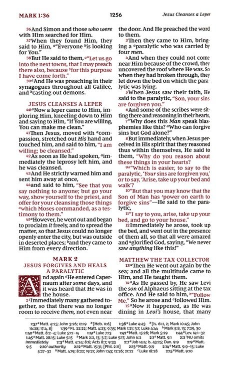 NKJV, Personal Size Reference Bible, Sovereign Collection, Genuine Leather, Black, Red Letter, Comfort Print: Holy Bible, New King James Version - Imagen 9