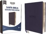 NVI Santa Biblia Edición Para Notas, Imitación Piel Azul Marino