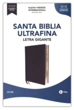 Alternative view of NVI Santa Biblia Ultrafina, Letra Gigante, Imitación Piel Azul Marino