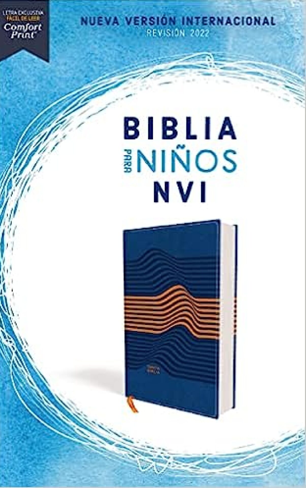 Biblia para Niños NVI, Texto Revisado 2022, Imitación Piel Azul, Comfort Print