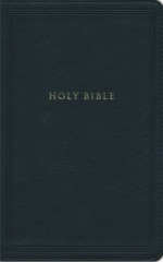NKJV, Personal Size Reference Bible, Sovereign Collection, Leathersoft, Black, Red Letter, Thumb Indexed, Comfort Print : Holy Bible, New King James