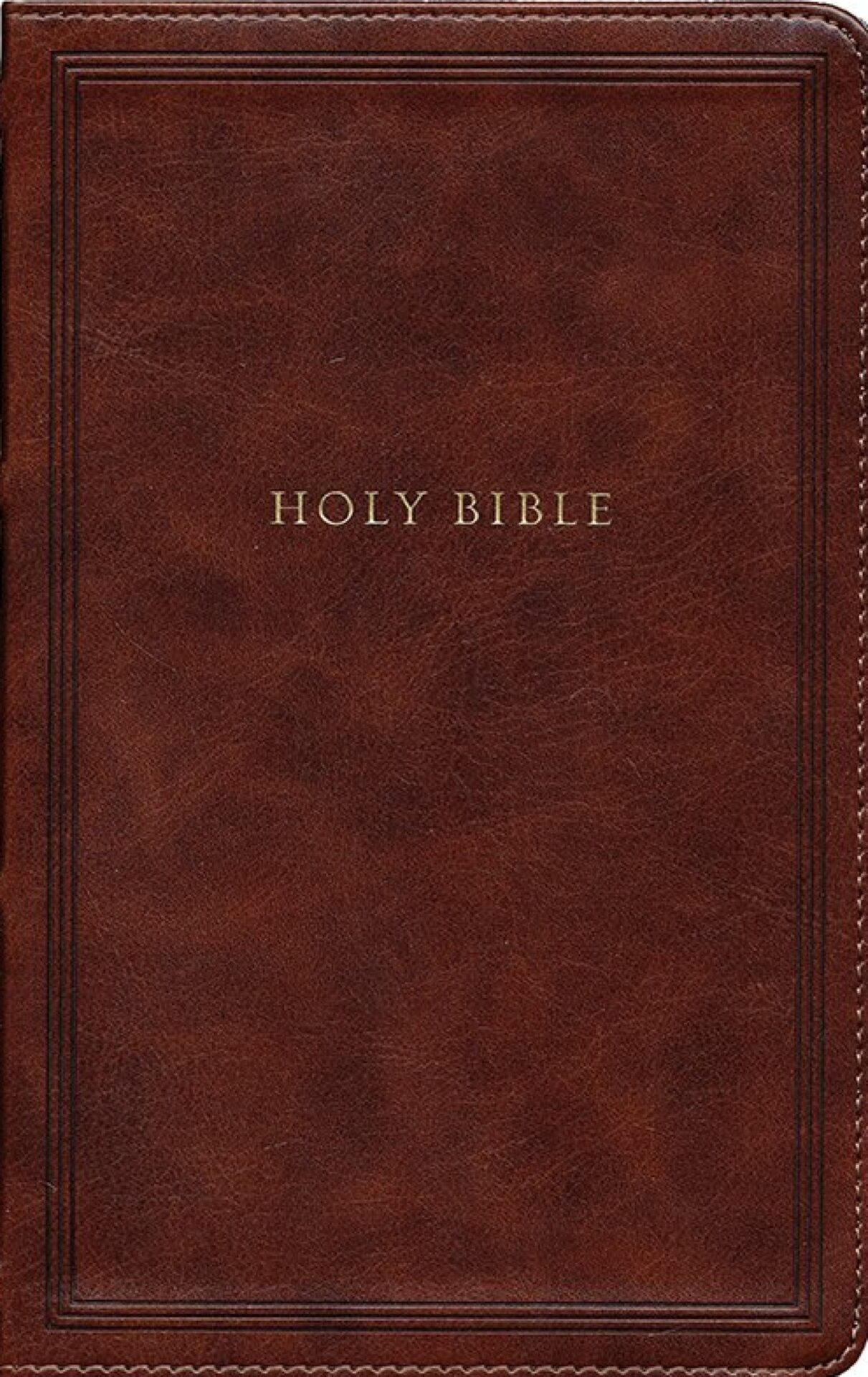 NKJV, Personal Size Reference Bible, Sovereign Collection, Leathersoft, Brown, Red Letter, Comfort Print : Holy Bible, New King James Version