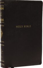 NKJV, Personal Size Reference Bible, Sovereign Collection, Genuine Leather, Black, Red Letter, Thumb Indexed, Comfort Print: Holy Bible, New King James Version