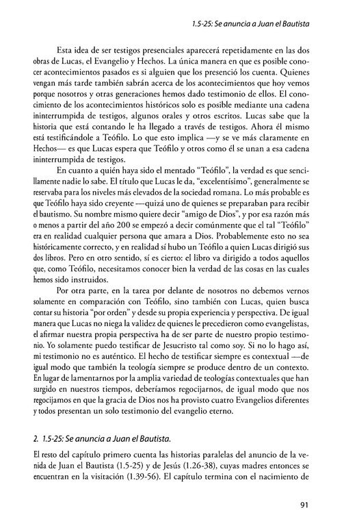 Comentario Al Evangelio De Lucas y Hechos De Los Apóstoles CTC 37 - Tapa Blanda - Justo L. Gonzalez - Imagen 9