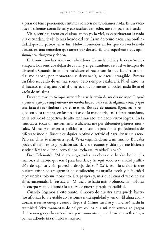 El Vacío Del Alma Que Solo Dios Puede Llenar - Tapa Blanda - Miguel Contreras - Imagen 8