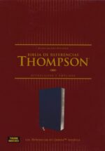 RVR 1960 Biblia de Referencia Thompson, Imitación Piel, Azul Añil Con Índice