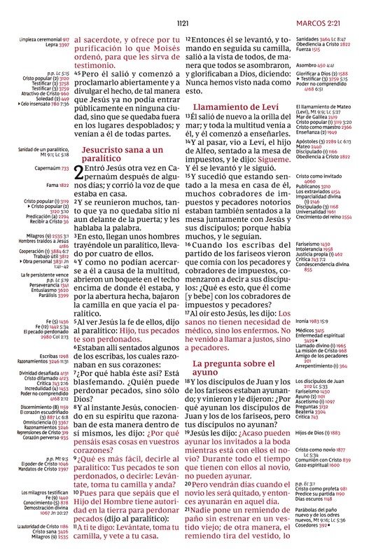 RVR 1960 Biblia de Referencia Thompson, Imitación Piel, Azul Añil Con Índice - Imagen 9