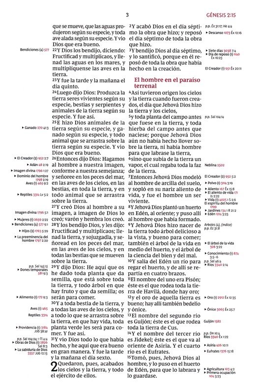 RVR 1960 Biblia de Referencia Thompson, Imitación Piel, Café Con Índice Y Cierre - Imagen 5
