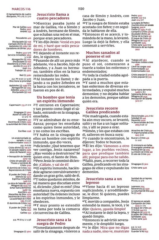 RVR 1960 Biblia de Referencia Thompson, Imitación Piel, Café Con Índice Y Cierre - Imagen 8